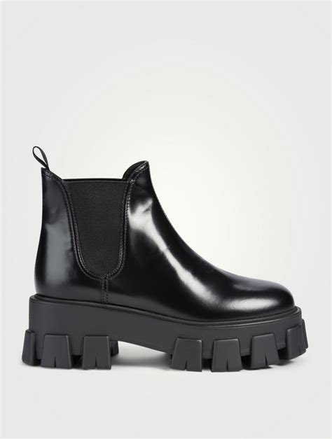 womens snow boots prada|Prada chelsea ankle boots.